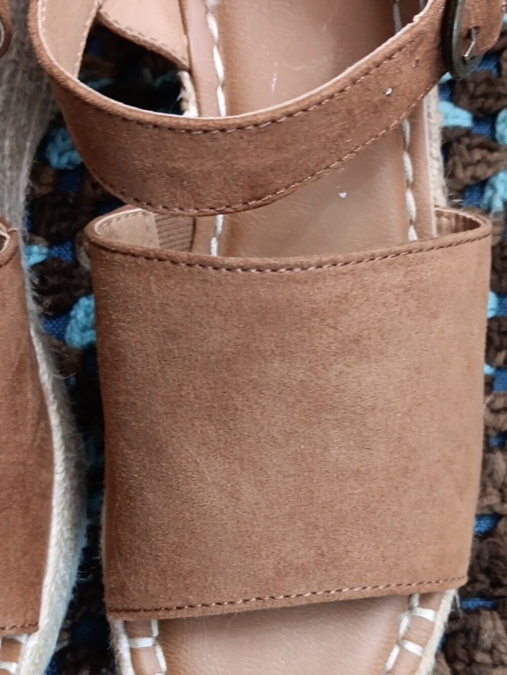 Universal Thread Brown Espadrille Platform Sandals - Picture 8 of 14